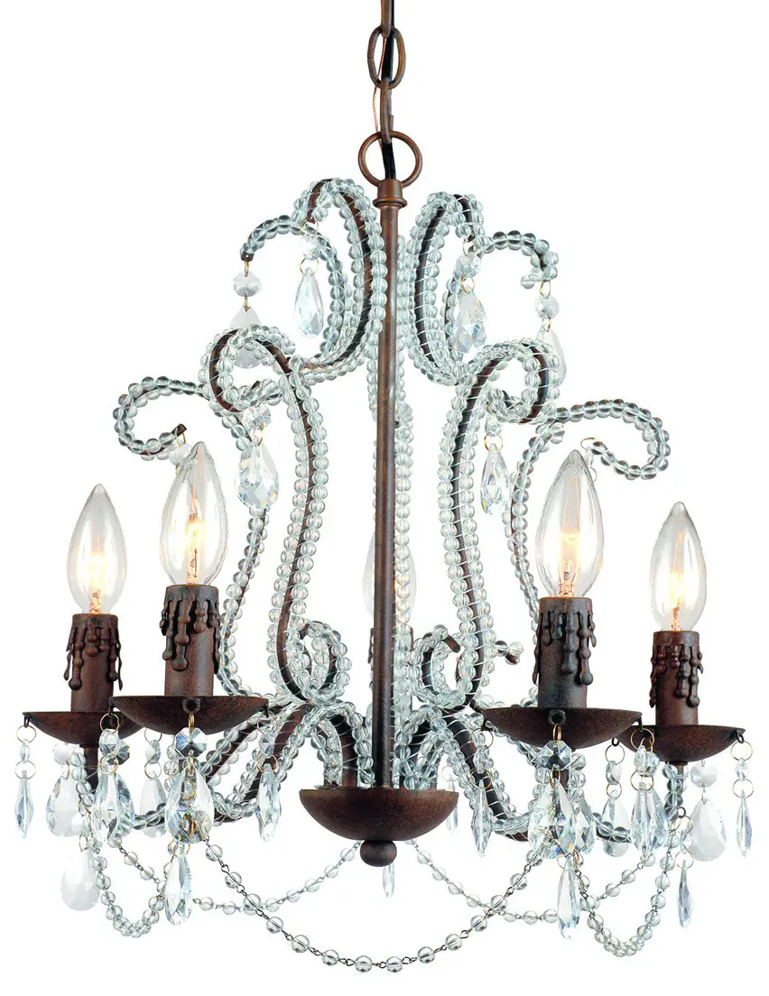 HANOVER HELEBEAD 5MC Elegance 5 Light Mini Chandelier - Cover