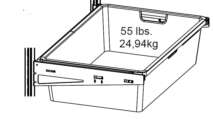 Origin 21 WR2SMDK-16-W Small Mesh Drawer Kit 1