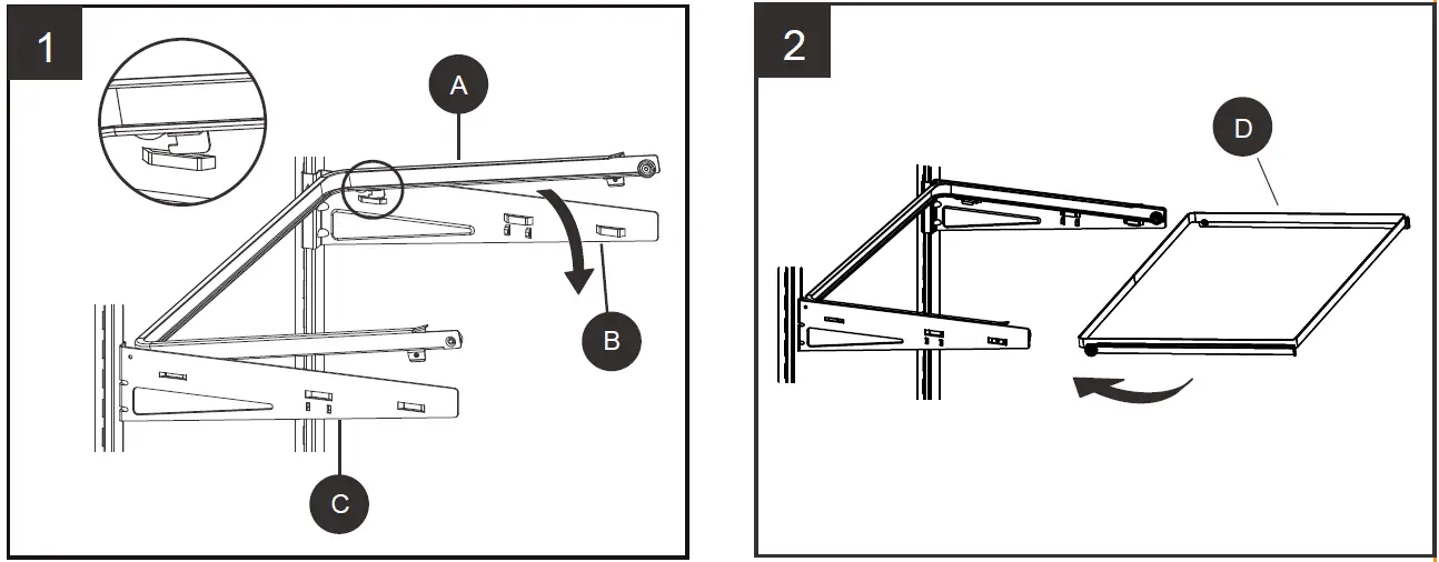 Origin 21 WR2SMDK-16-W Small Mesh Drawer Kit 3