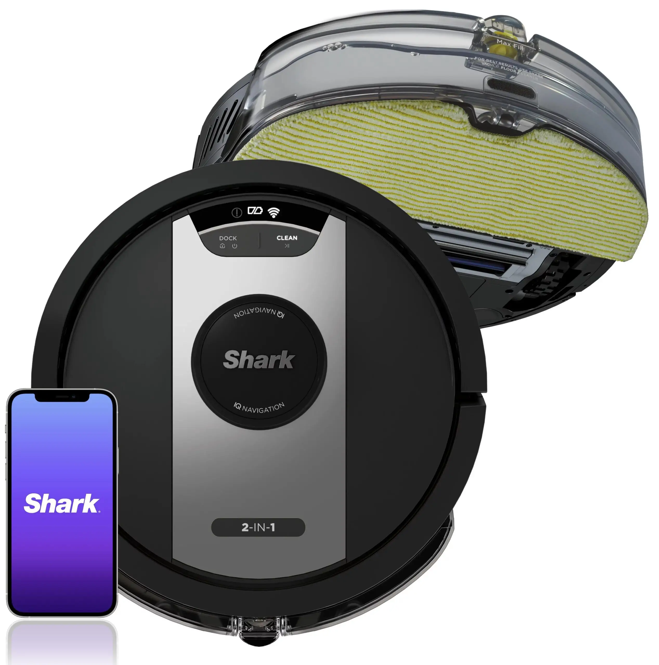 Shark RV2400WD IQ 2-in-1 Robot Vacuum and Mop with Matrix Clean