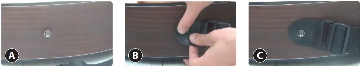 Adjust your guitar strap