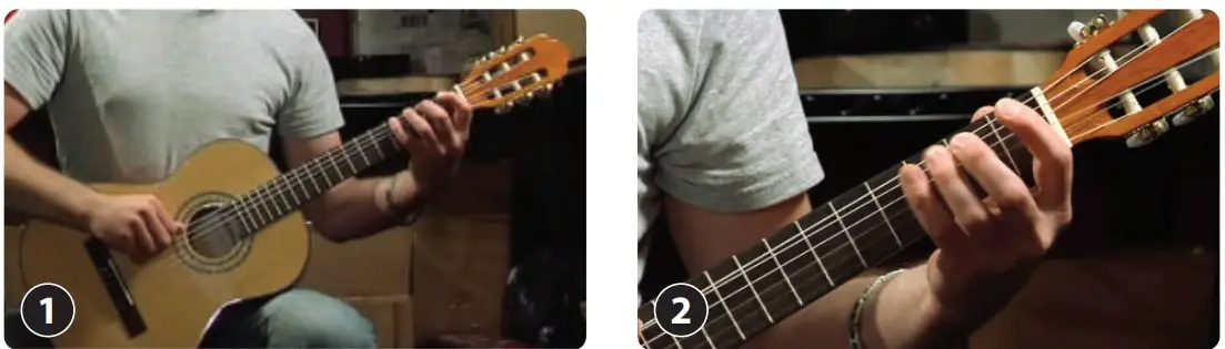 Hold the strings down