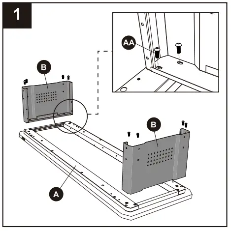 KOBALT 0019004 72 inch Work Table - 2