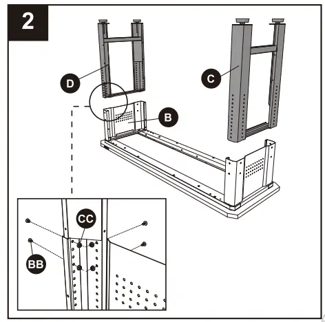 KOBALT 0019004 72 inch Work Table - 3