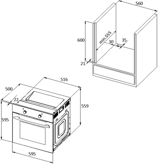 PKM F7-2S - Dimensions 1