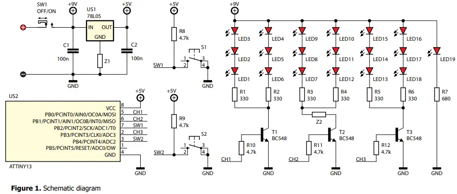 KITS LED Fan Educational Soldering Kit-FIG2