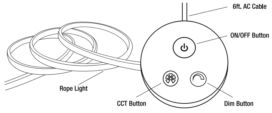 FEIT Electric UCL96-ROPE-5CCT OneSync - 8