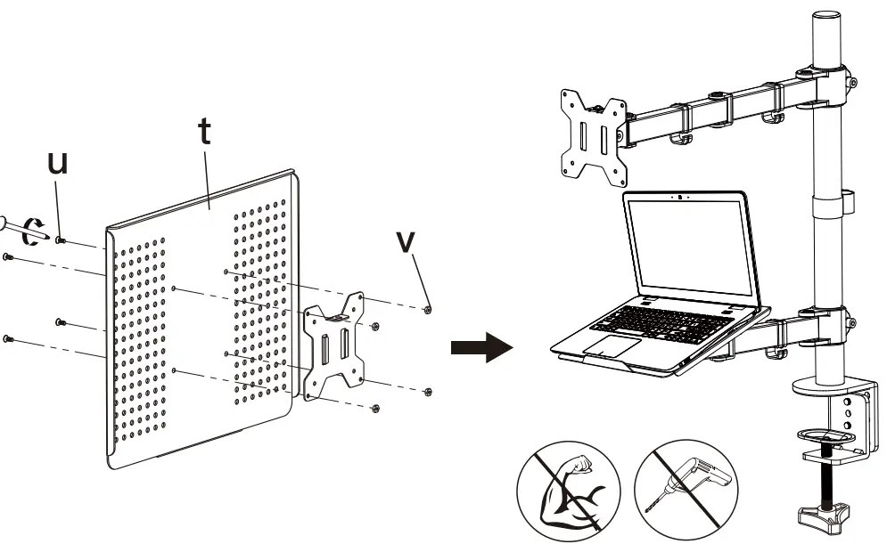 HUANUO-HNCM2-Monitor-and-Laptop-Mount-fig-14
