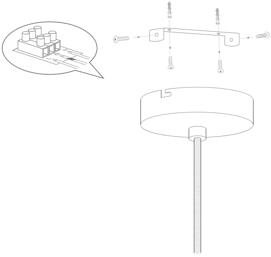 Tom Raffield PT CLR PS BL RRP E27 Black Pendant Set