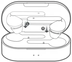 Charging the Earphones