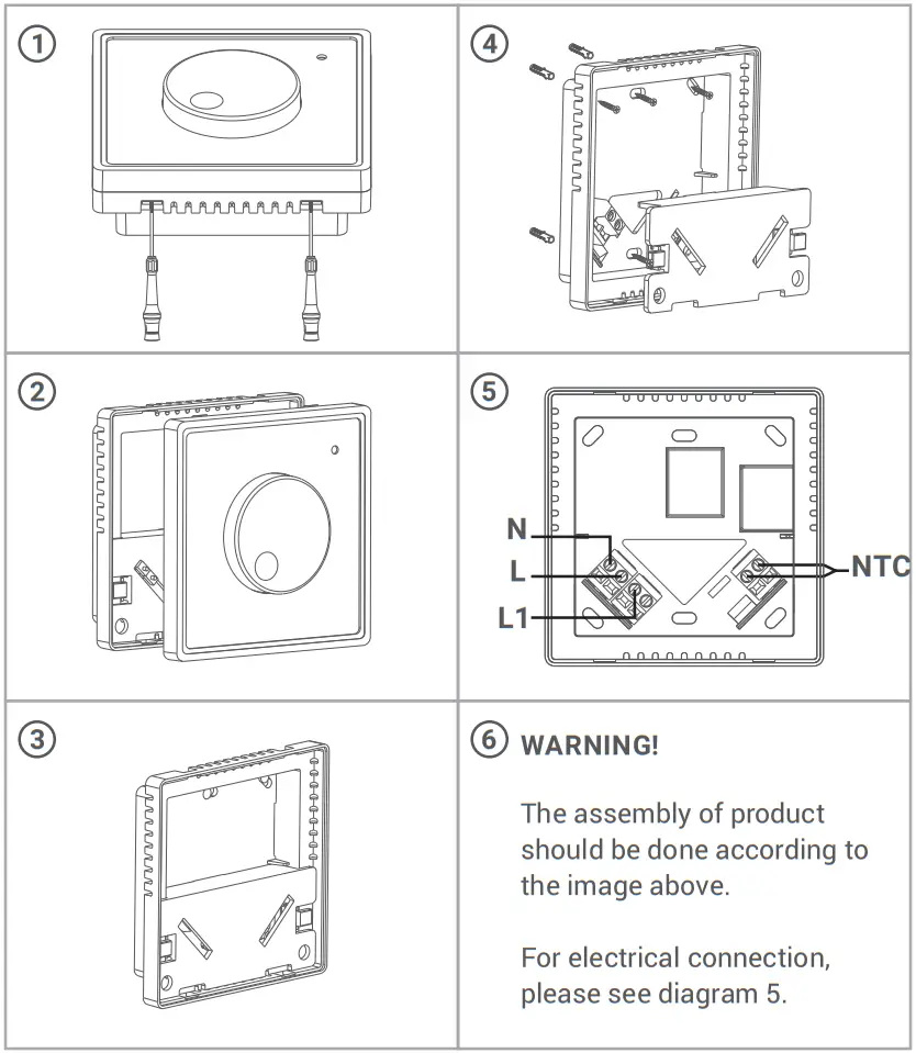 ROOM THERMOSTAT WIRING DIAGRAM