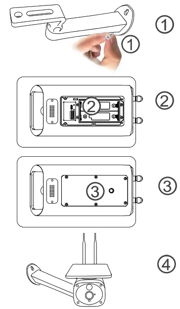 POMIACAM SNO-Q5S-4G Solar Power Bullet Camera - 5