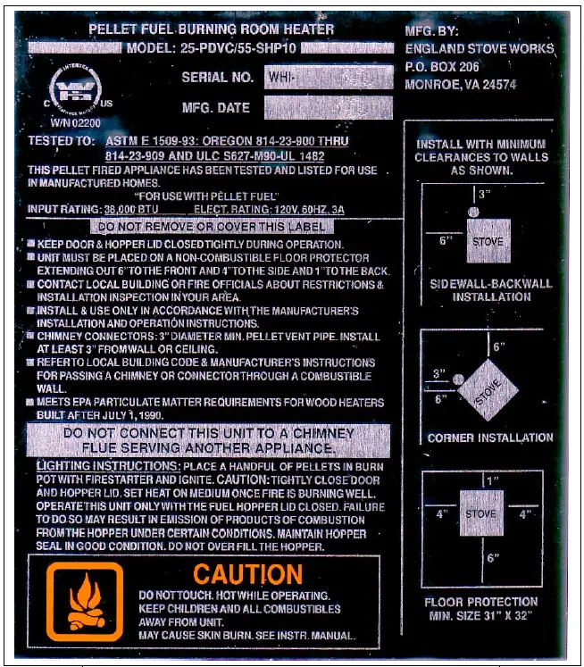 Englander 25-PDVC Pellet Stove-fig-10