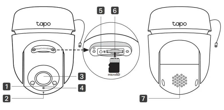 tp-link Tapo C500 Outdoor Pan or Tilt Security WiFi Camera - Fig 1