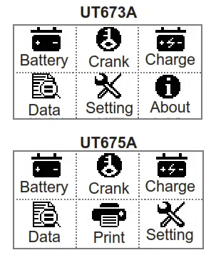 UNI-T UT673A Battery Tester - Battery