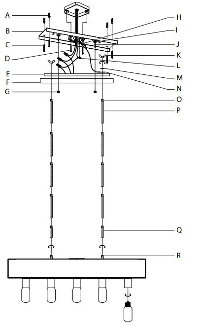 Hunter-13055-Donelson-5-Light-Linear-Chandelier-fig- (1)