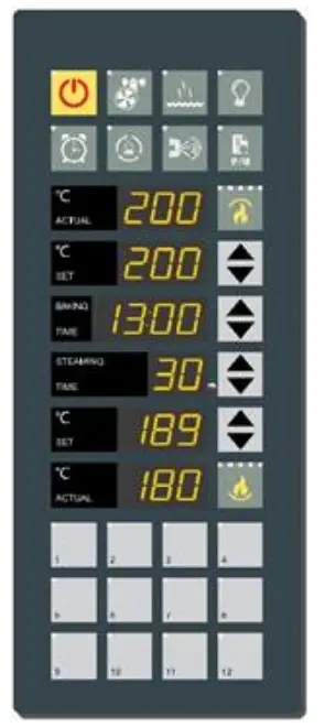 ADEXA EO36 Commercial Electric Bakery Oven with Shelves - fig