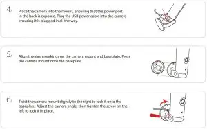 FIG 11 Mounting the Camera