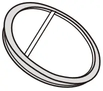 eureka NEC480 - P01108 - Washable pre-motor filter