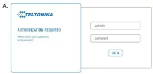 FIG 6 LOGIN TO DEVICE