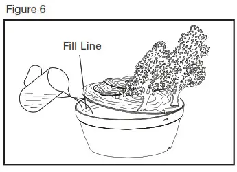 Homedics WFL-MDV EnviraScape Midnight Valley - Assembly and Instructions for Use Fig 6