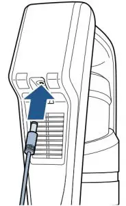 Charging with the Hand Vacuum