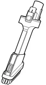 Lighted Crevice Tool & Dusting Brush