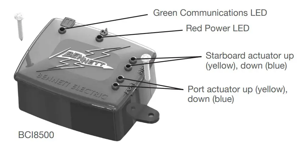 BENNETT BCI8000 Bolt Control With Indication - Diagnostics Relay Module Installation