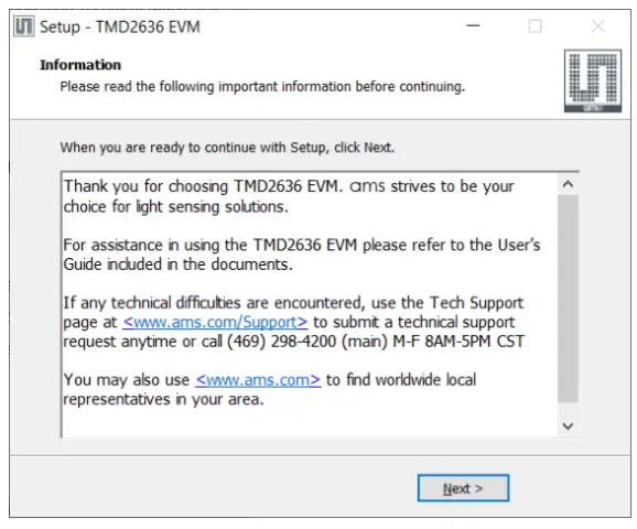 ams TMD2636 EVM Miniature Proximity Sensor-Figure 7