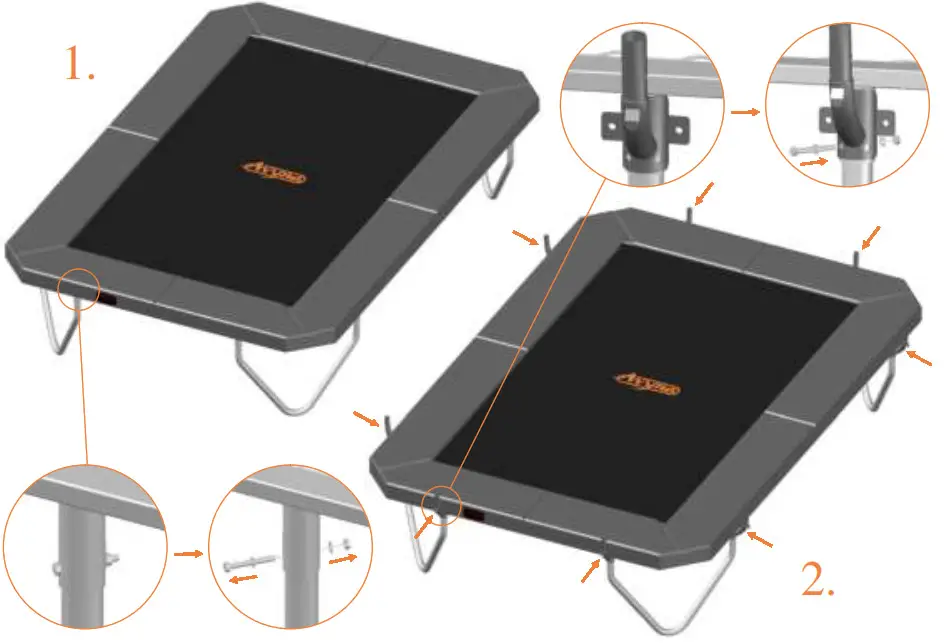 Avyna 238 Rectangular Trampolines- 2