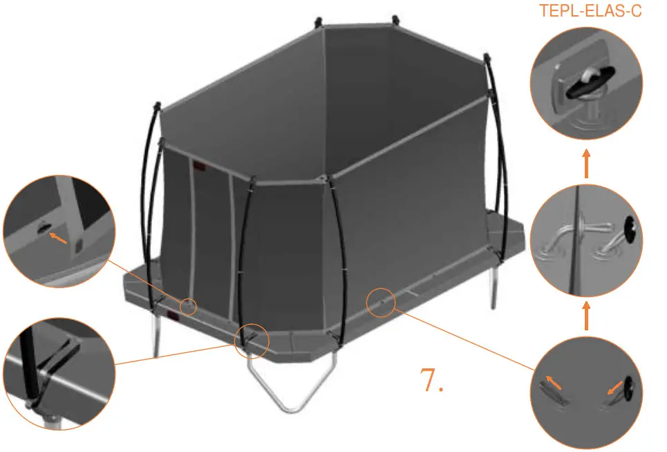 Avyna 238 Rectangular Trampolines- 7-1