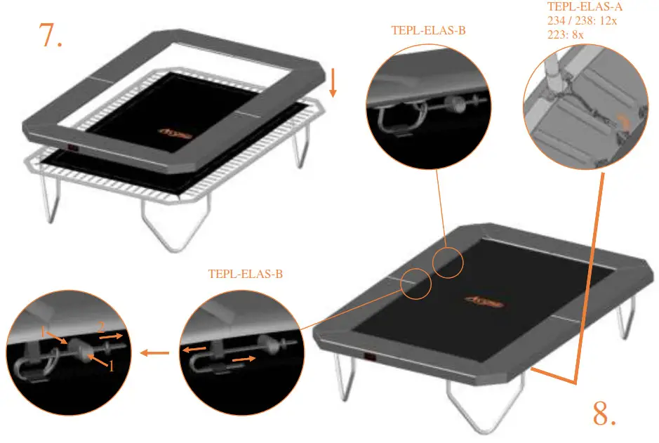 Avyna 238 Rectangular Trampolines- 7