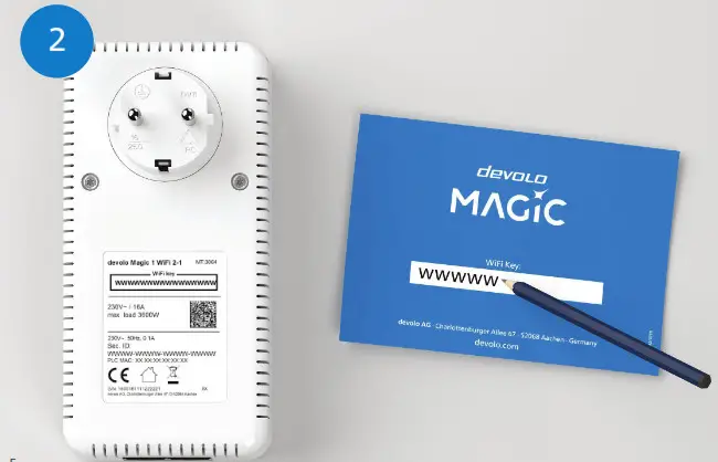devolo Magic 8786 2 WiFi next Powerline Starter Kit- 2