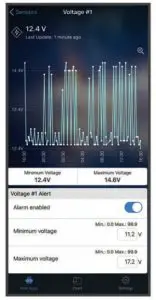Viewing the Sensor History
