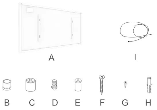 ecostrad Accent Infrared Heating Panel - Ceiling Mounting Suspended Method 2