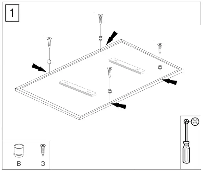 ecostrad Accent Infrared Heating Panel - Ceiling Mounting Suspended Method 3