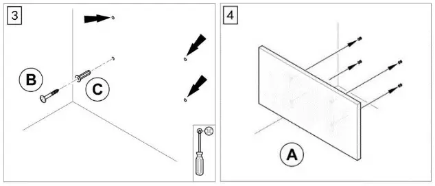 ecostrad Accent Infrared Heating Panel - Wall Mounting Instructions 2