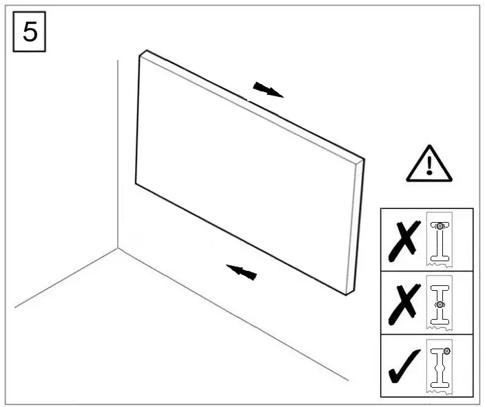 ecostrad Accent Infrared Heating Panel - Wall Mounting Instructions 3