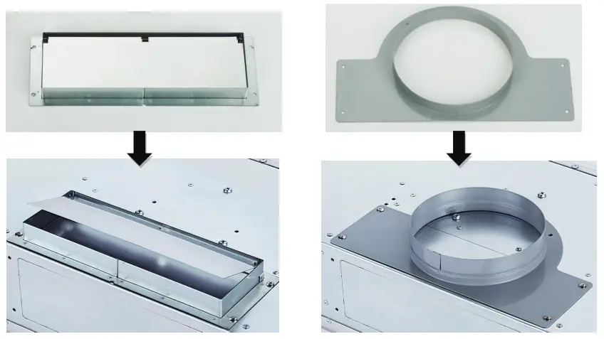 EVERKITCH Range Hoods - Top venting 2