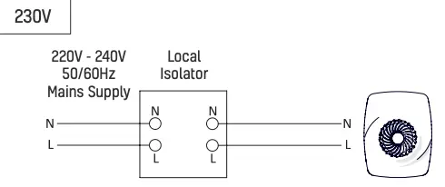 Wiring Diagram 230V