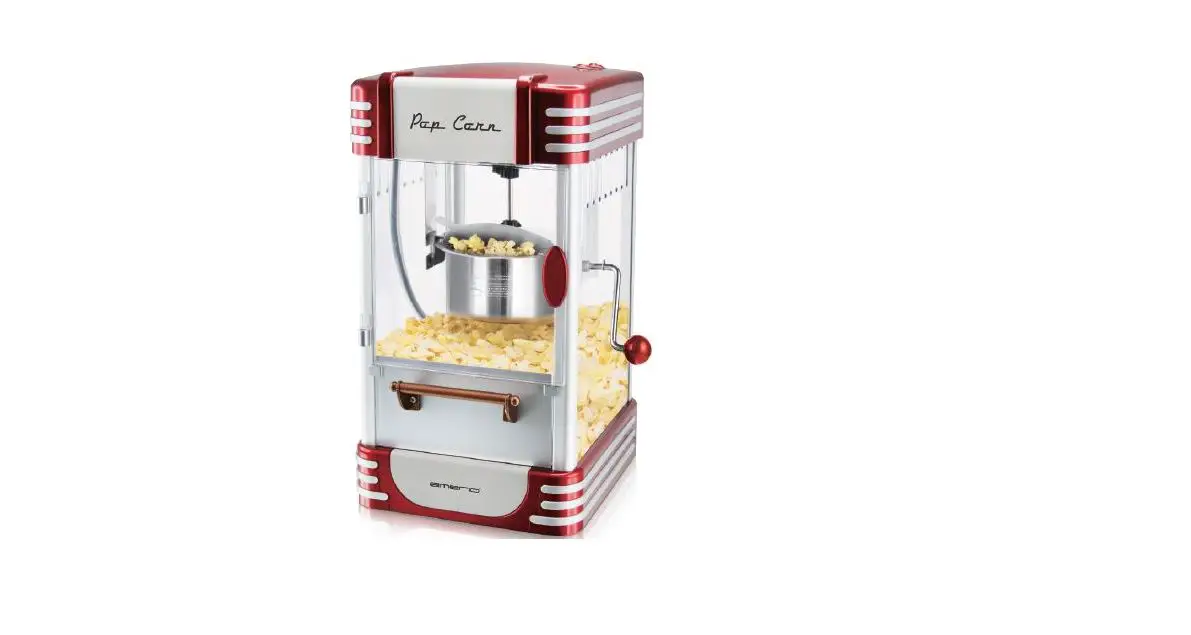 Emerio Pom-120650 Retro Popcorn Maker Instructions
