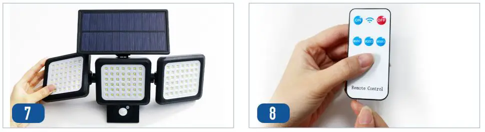 EDLES B09M74CQZB Solar Flood Lights Outdoor 4