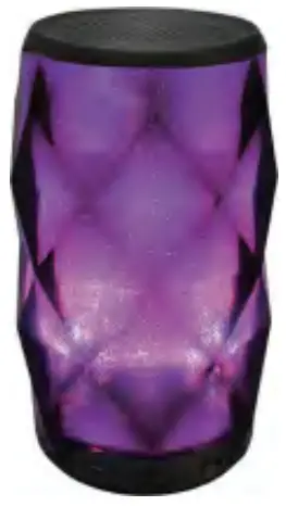 SYLVANIA SP681 Bluetooth Diamond Speaker Color Changing-