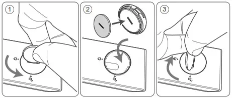 Replace the Remote Control Battery