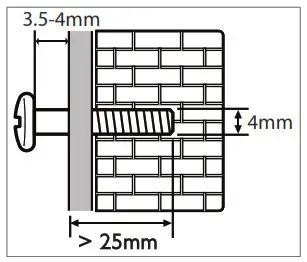 Screw length diameter