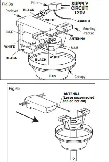 CANARM 6691529997 Ceiling Fan - ANTENNA