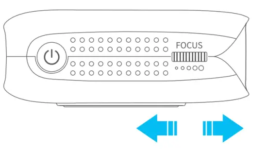 Adjust the focus ring