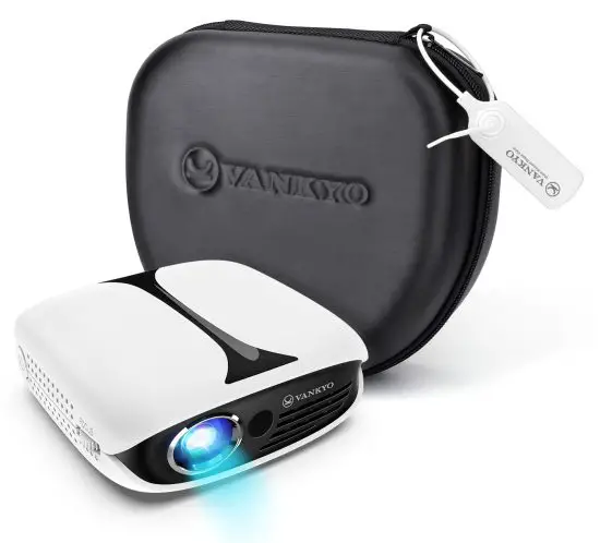 VANKYO Burger 101 Wireless Pico Projector Rechargeable Mini DLP Projector