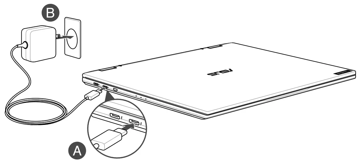 ASUS AX201D2 Intel WiFi 6 AX201 Notebook PC Laptop - power