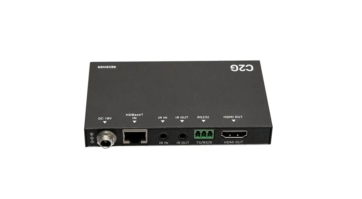 C2g30015 Hdmi Ultra Slim Hdbaset And Ir Over Cat Extender Box Receiver User Manual